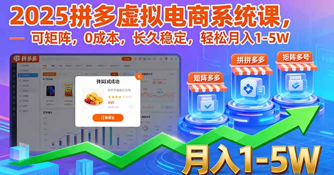 20260302030450-69a4fe5246df2.jpg 2025拼多多虚拟电商系统课,可矩阵,0成本,长久稳定,轻松月入1-5W