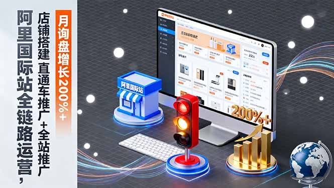 20260302031004-69a4ff8cebc2f.jpg 阿里国际站全链路运营,店铺搭建+直通车推广+全站推广,月询盘增长200%+