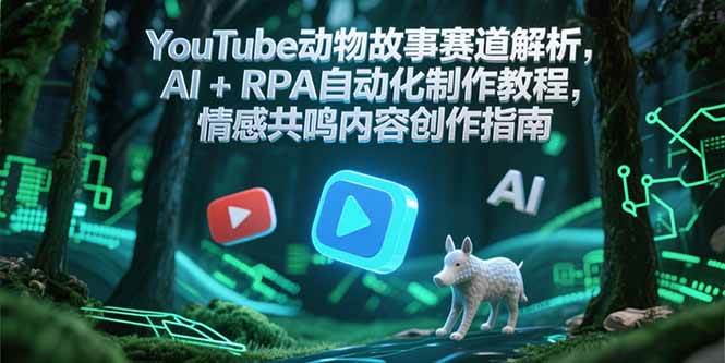 20260302031155-69a4fffb9cadd.jpg YouTube动物故事赛道解析,AI+RPA自动化制作教程,情感共鸣内容创作指南