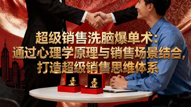 20260302031258-69a5003a05388.jpg 超级销售洗脑爆单术:通过心理学原理与销售场景结合,打造超级销售思维体系