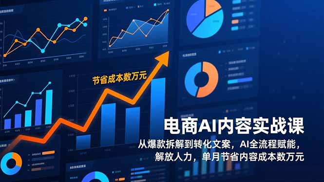 20260302033601-69a505a1b8c36.jpg 电商AI内容实战课,从爆款拆解到转化文案,AI全流程赋能,解放人力,单月节省内容成本数万元