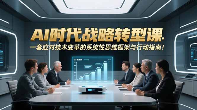 20260302033637-69a505c57725d.jpg AI时代战略转型课:一套应对技术变革的系统性思维框架与行动指南!
