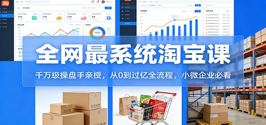 20260302041416-69a50e9819671.jpg 淘宝天猫系统课:千万级操盘手亲授,从0到过亿全流程,小微企业必看