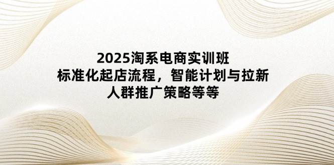 2025淘系电商实训班：标准化起店流程，智能计划与拉新，人群推广策略等等网赚项目-副业赚钱-互联网创业-资源整合百读客