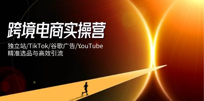 跨境电商实操营：独立站/TikTok/谷歌广告/YouTube，精准选品与高效引流网赚项目-副业赚钱-互联网创业-资源整合百读客