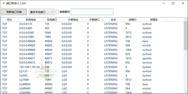 端口助手v1.1.0.0单文件版网赚项目-副业赚钱-互联网创业-资源整合百读客