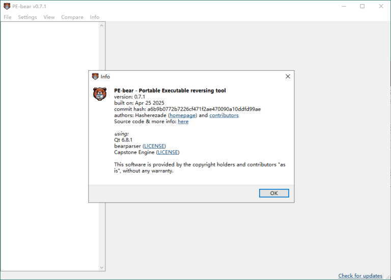PE-bear文件分析工具v0.7.1绿色版网赚项目-副业赚钱-互联网创业-资源整合百读客