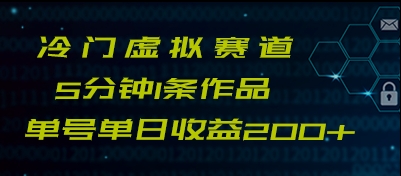 最新冷门赛道5分钟1条作品单日单号收益200+网赚项目-副业赚钱-互联网创业-资源整合百读客