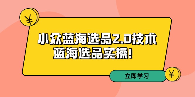 拼多多培训第33期：小众蓝海选品2.0技术-蓝海选品实操网赚项目-副业赚钱-互联网创业-资源整合百读客