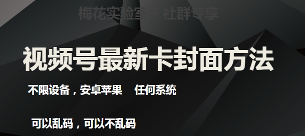 梅花实验室社群最新卡封面玩法3.0，不限设备，安卓苹果任何系统网赚项目-副业赚钱-互联网创业-资源整合百读客