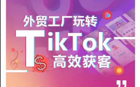 外贸工厂玩转TikTok高效获客，多种引流方式与账号定位技巧，拆解爆款短视频打造成功案例网赚项目-副业赚钱-互联网创业-资源整合百读客