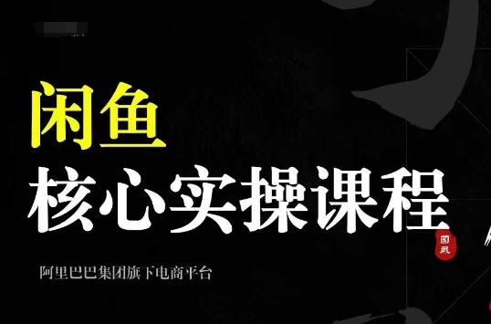2024闲鱼核心实操课程，从养号、选品、发布、销售，教你做一个出单的闲鱼号网赚项目-副业赚钱-互联网创业-资源整合百读客
