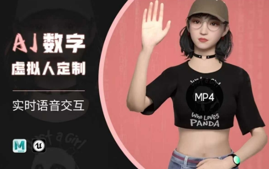 Ai数字人虚拟(智能体)实时语音交互特训营,自行定制超写实角色AI数字人交互技术网赚项目-副业赚钱-互联网创业-资源整合百读客