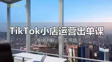 TikTok小店运营出单课,从开店选品、运营出单、发货回款,进行全流程讲解网赚项目-副业赚钱-互联网创业-资源整合百读客