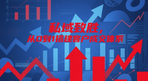 私域致胜，从0到1搭建客户成交体系网赚项目-副业赚钱-互联网创业-资源整合百读客