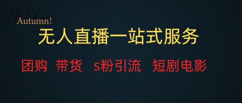 (7654期)无人直播全套服务,变现稳定网赚项目-副业赚钱-互联网创业-资源整合百读客