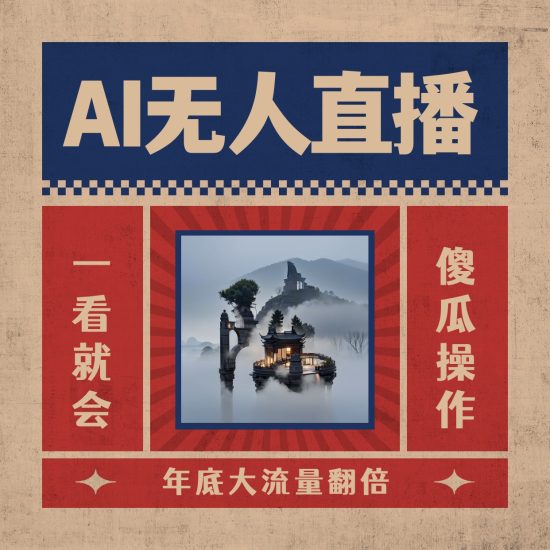 AI无人直播一看就会,日入1000+无需真人出镜,小白迅速上手开播,下播就…网赚项目-副业赚钱-互联网创业-资源整合百读客