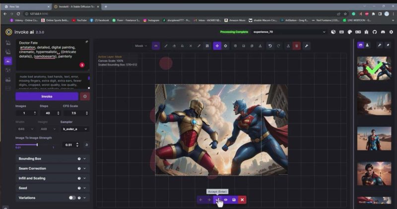 Invoke AI 绘画教程-零基础创作可以销售的完美插图-49节-中英字幕网赚项目-副业赚钱-互联网创业-资源整合百读客