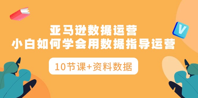 亚马逊数据运营，小白如何学会用数据指导运营（10节课+资料数据）网赚项目-副业赚钱-互联网创业-资源整合百读客