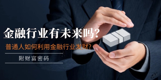 某付费文章：金融行业有未来吗？普通人如何利用金融行业发财?(附财富密码)网赚项目-副业赚钱-互联网创业-资源整合百读客
