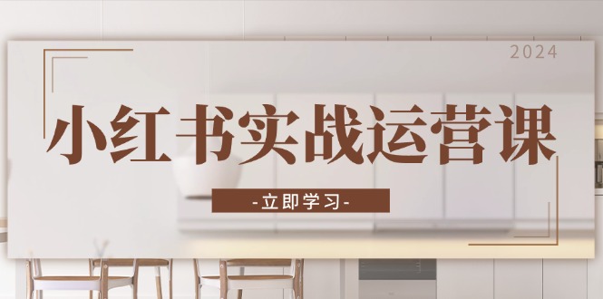 小红书实战运营课:从开通店铺到直播话术,打造爆款笔记与高效直播网赚项目-副业赚钱-互联网创业-资源整合百读客
