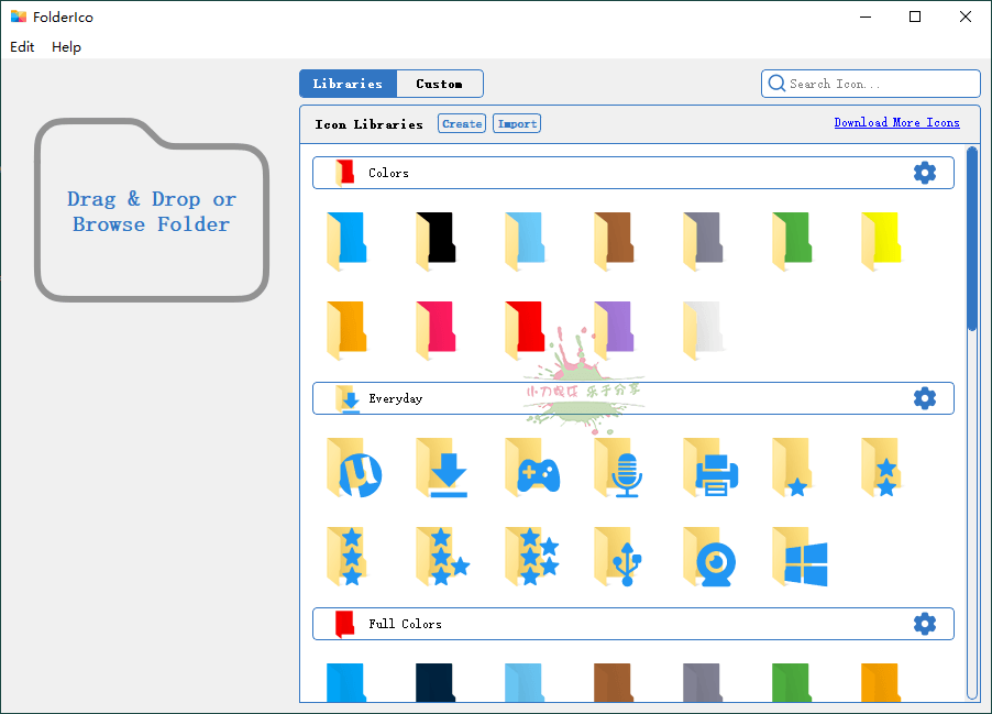 FolderIco文件夹颜色更改工具v8.1