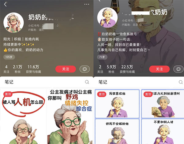 小红书AI奶奶类思路，20天爆炸性增长粉丝5w