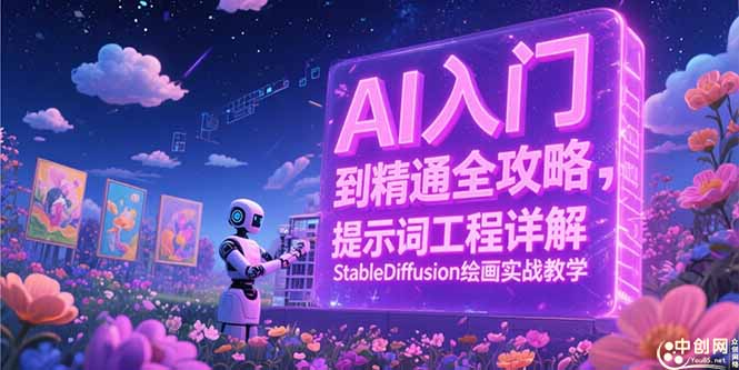 AI入门到精通全攻略,提示词工程详解,StableDiffusion绘画实战教学网赚项目-副业赚钱-互联网创业-资源整合百读客
