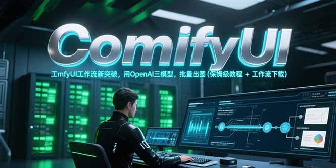 ComfyUI工作流新突破，用OpenAI三模型，批量出图(保姆级教程+工作流下载)网赚项目-副业赚钱-互联网创业-资源整合百读客