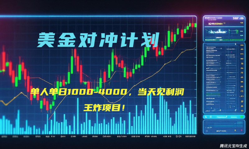 2025年最暴力项目“美金先登计划”最新最强对冲战法,每日实际收益1K-4K网赚项目-副业赚钱-互联网创业-资源整合百读客