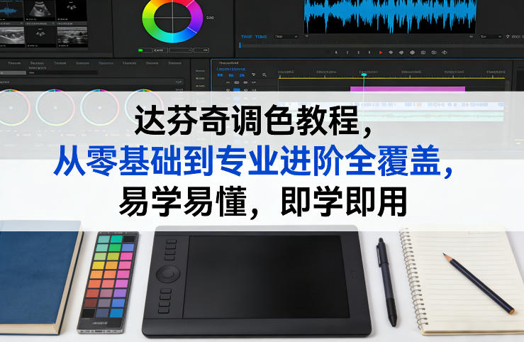 达芬奇调色教程,从零基础到专业进阶全覆盖,易学易懂,即学即用网赚项目-副业赚钱-互联网创业-资源整合百读客