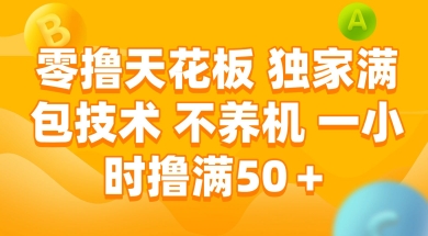 零撸天花板,独家满包技术 不养机 一小时撸满50+网赚项目-副业赚钱-互联网创业-资源整合百读客