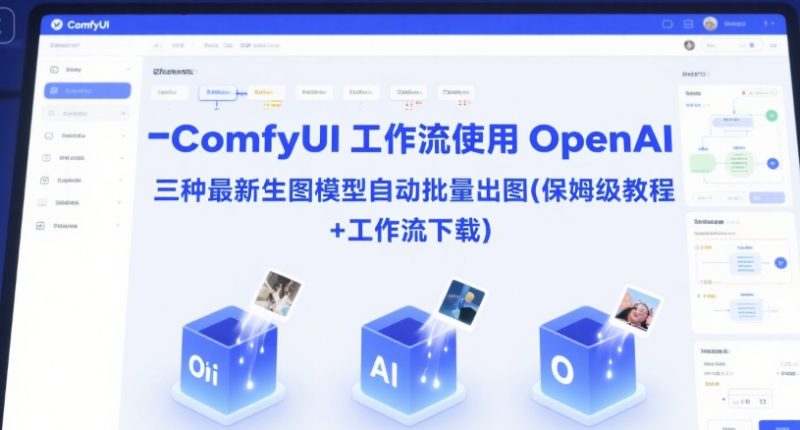 ComfyUI 工作流使用 OpenAI 三种最新生图模型自动批量出图(保姆级教程+工作流下载)网赚项目-副业赚钱-互联网创业-资源整合百读客