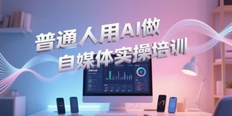 普通人用AI做自媒体实操培训,普通人一个人用ai做自媒体,视频制作、短视频引流、直播带货,轻松入门网赚项目-副业赚钱-互联网创业-资源整合百读客