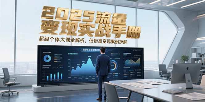 2025流量变现实战手册，超级个体大课全解析，低粉高变现案例拆解网赚项目-副业赚钱-互联网创业-资源整合百读客