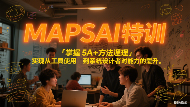 MAPSAI 特训,掌握 5A + 方法论,实现从工具使用者到系统设计者的能力跃升网赚项目-副业赚钱-互联网创业-资源整合百读客