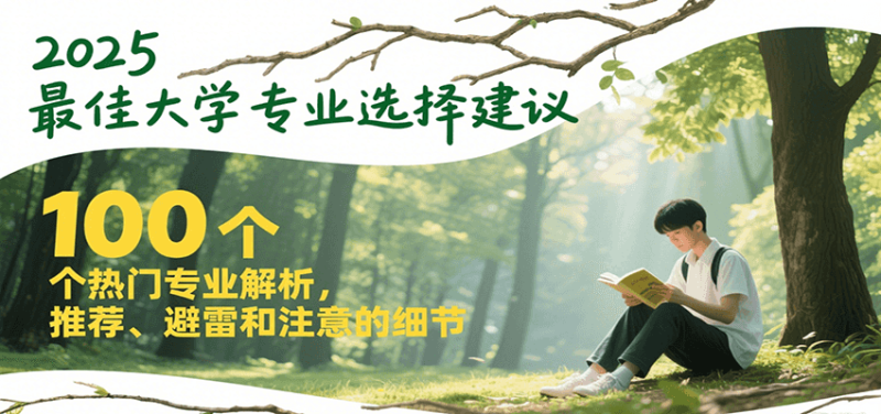2025最佳大学专业选择建议，100个热门专业解析，推荐、避雷和注意的细节网赚项目-副业赚钱-互联网创业-资源整合百读客