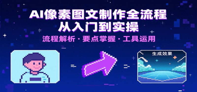 AI像素图文制作全流程:内容要点、文案选择及所用工具,助你快速入局网赚项目-副业赚钱-互联网创业-资源整合百读客