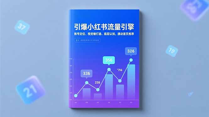 引爆小红书流量引擎,账号定位、视觉锤打造、底层认知,撬动首页推荐网赚项目-副业赚钱-互联网创业-资源整合百读客