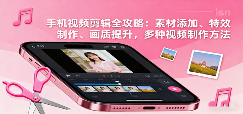 手机视频剪辑全攻略:素材添加、特效制作、画质提升,多种视频制作方法网赚项目-副业赚钱-互联网创业-资源整合百读客
