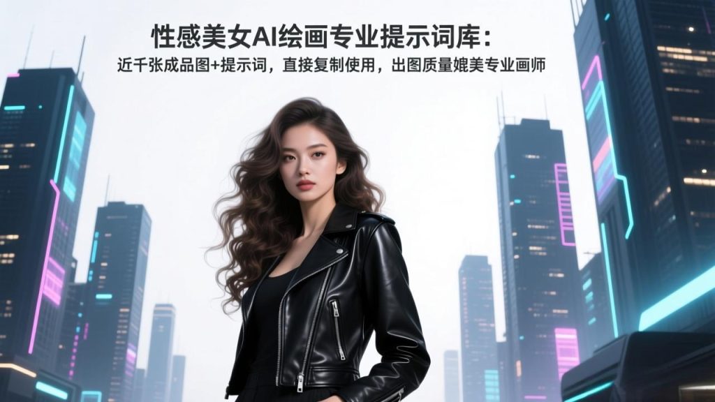 性感美女AI绘画专业提示词库:近千张成品图+提示词,直接复制使用,出图质量媲美专业画师网赚项目-副业赚钱-互联网创业-资源整合百读客