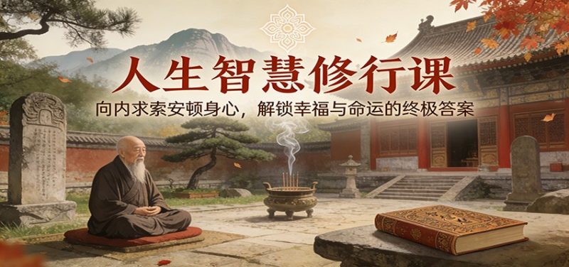 人生智慧修行课:向内求索安顿身心,解锁幸福与命运的终极答案网赚项目-副业赚钱-互联网创业-资源整合百读客