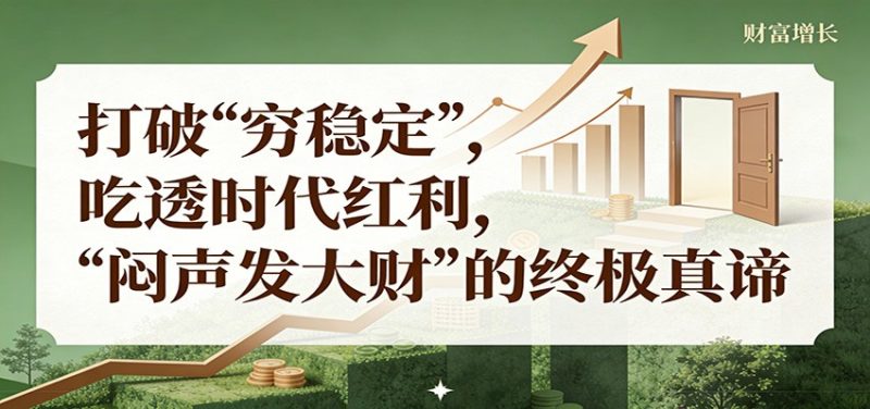 公众号付费文章《打破 “穷稳定”,吃透时代红利,“闷声发大财”的终极真谛》网赚项目-副业赚钱-互联网创业-资源整合百读客