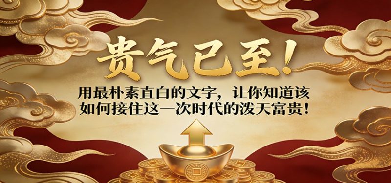 付费文章:贵气已至!用最朴素直白的文字,让你知道该如何接住这一次时代的泼天富贵!网赚项目-副业赚钱-互联网创业-资源整合百读客