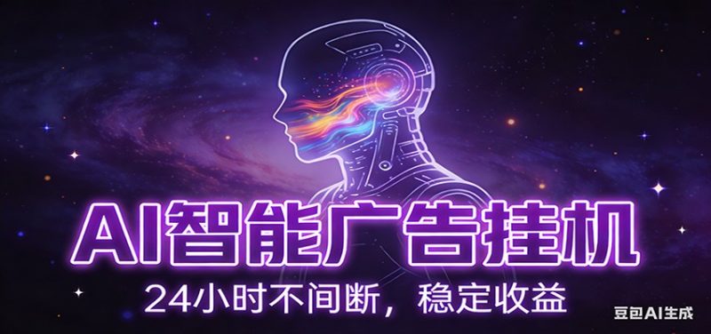 AI智能广告挂机项目,全自动化运行,电脑项目,无配置要求,单机150+收益网赚项目-副业赚钱-互联网创业-资源整合百读客