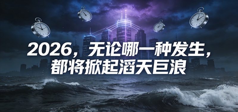 公众号付费文章：2026，无论哪一种发生，都将掀起滔天巨浪网赚项目-副业赚钱-互联网创业-资源整合百读客