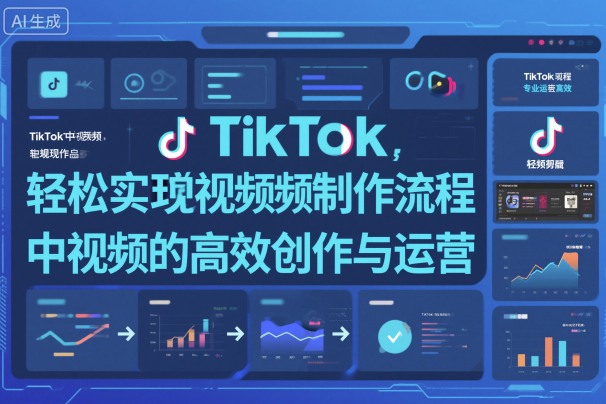 TikTok中视频制做流程,轻松实现Tk中视频的高效创作与运营网赚项目-副业赚钱-互联网创业-资源整合百读客