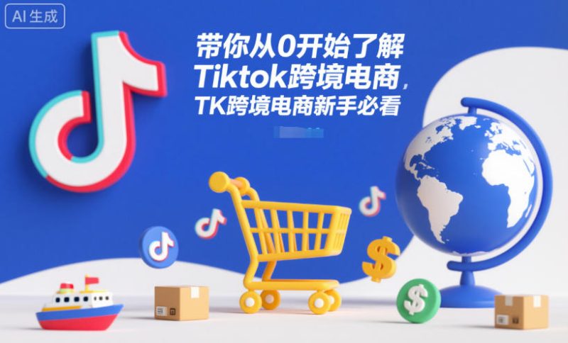 带你从0开始了解Tiktok跨境电商,TK跨境电商新手必看网赚项目-副业赚钱-互联网创业-资源整合百读客