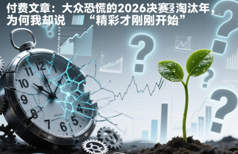 付费文章:大众恐慌的2026决赛淘汰年,为何我却说“精彩才刚刚开始”?网赚项目-副业赚钱-互联网创业-资源整合百读客