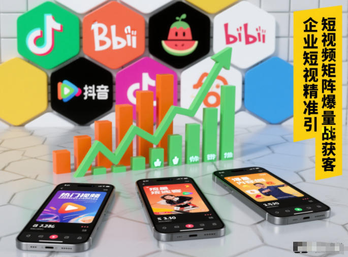 企业短视频精准引流矩阵获客，短视频矩阵爆量战法网赚项目-副业赚钱-互联网创业-资源整合百读客